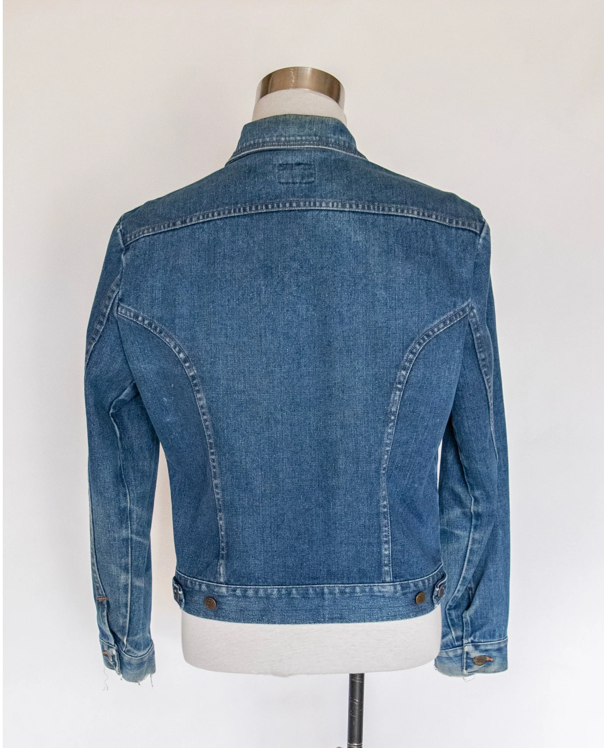 1970s Men's Denim Jacket Cotton Sedgefield M