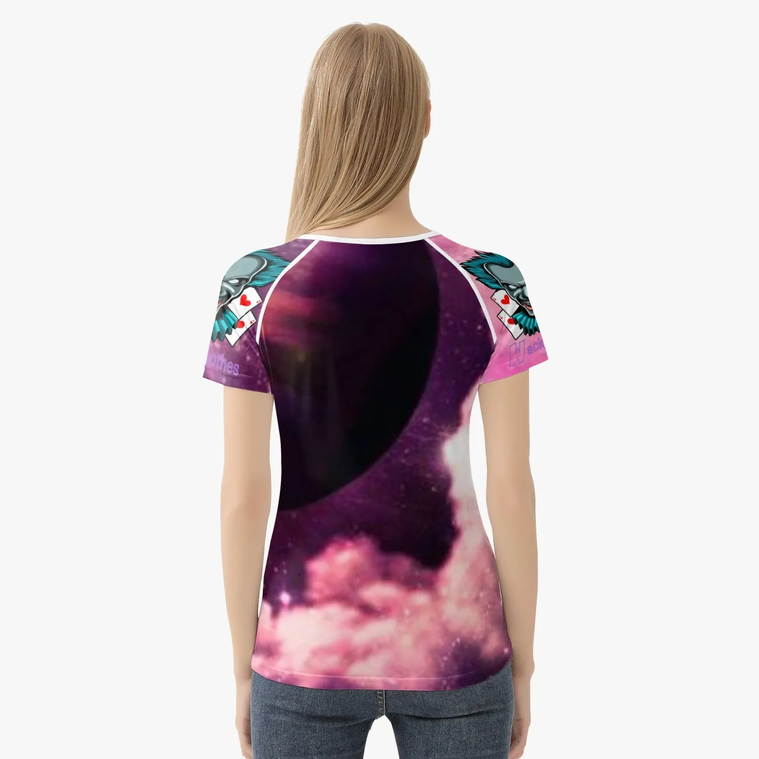 220. Handmade AOP Women T-shirt