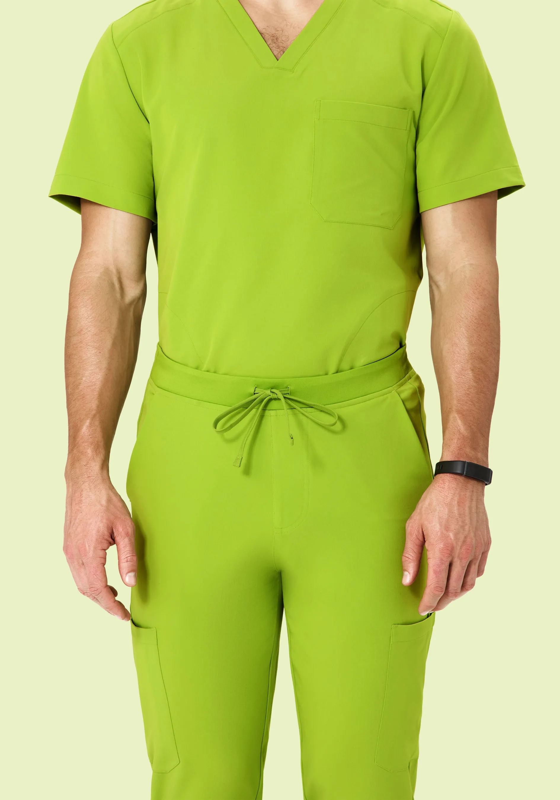 7 Pocket Joggers Apple Green