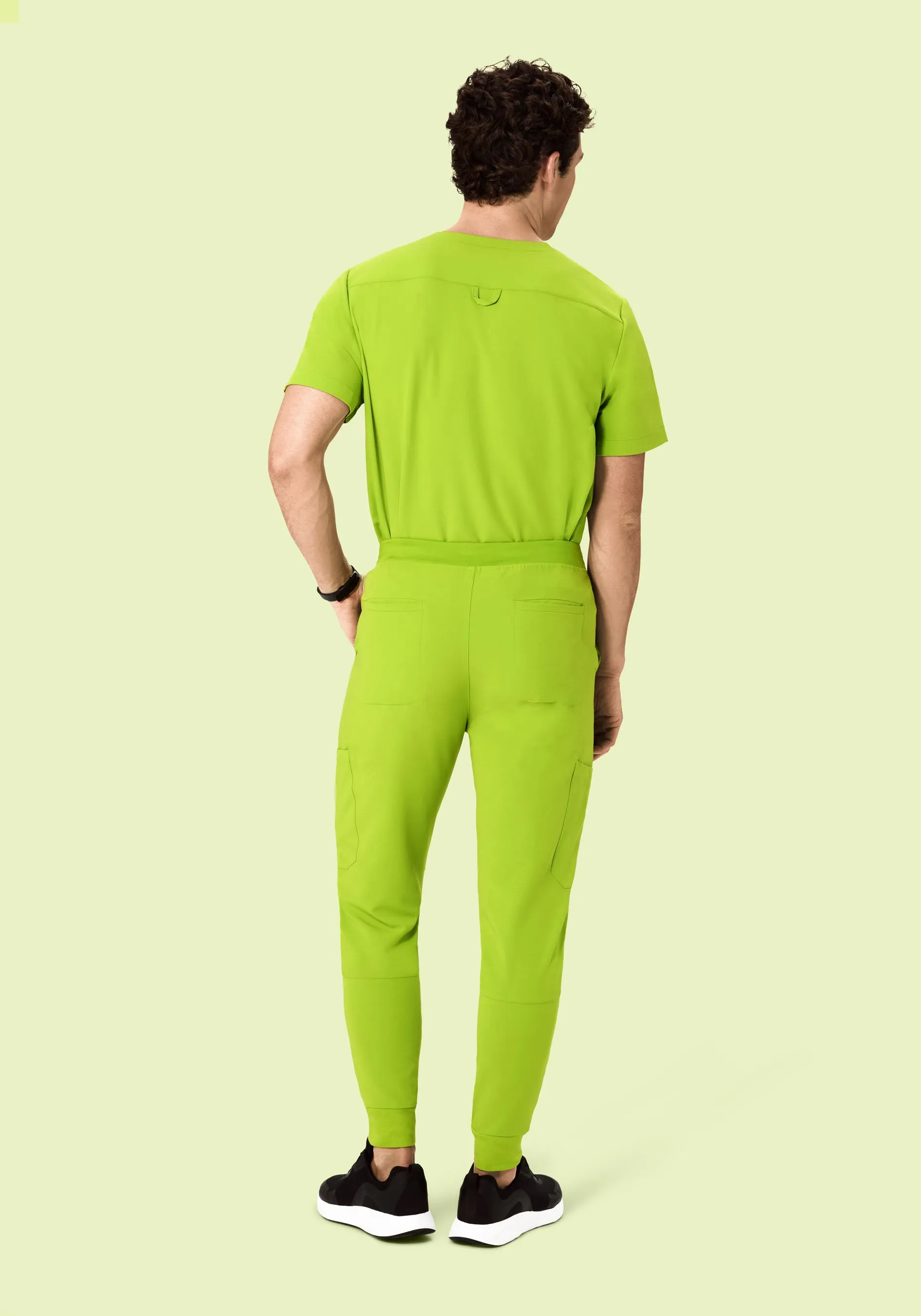 7 Pocket Joggers Apple Green