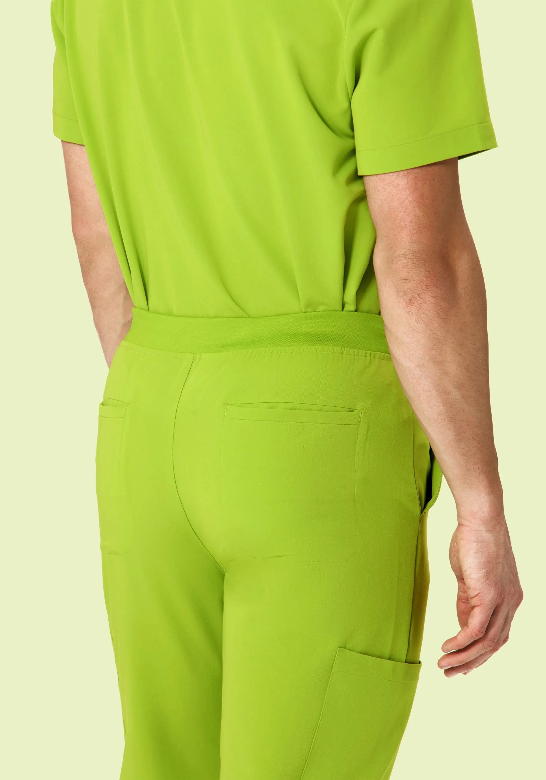 7 Pocket Joggers Apple Green