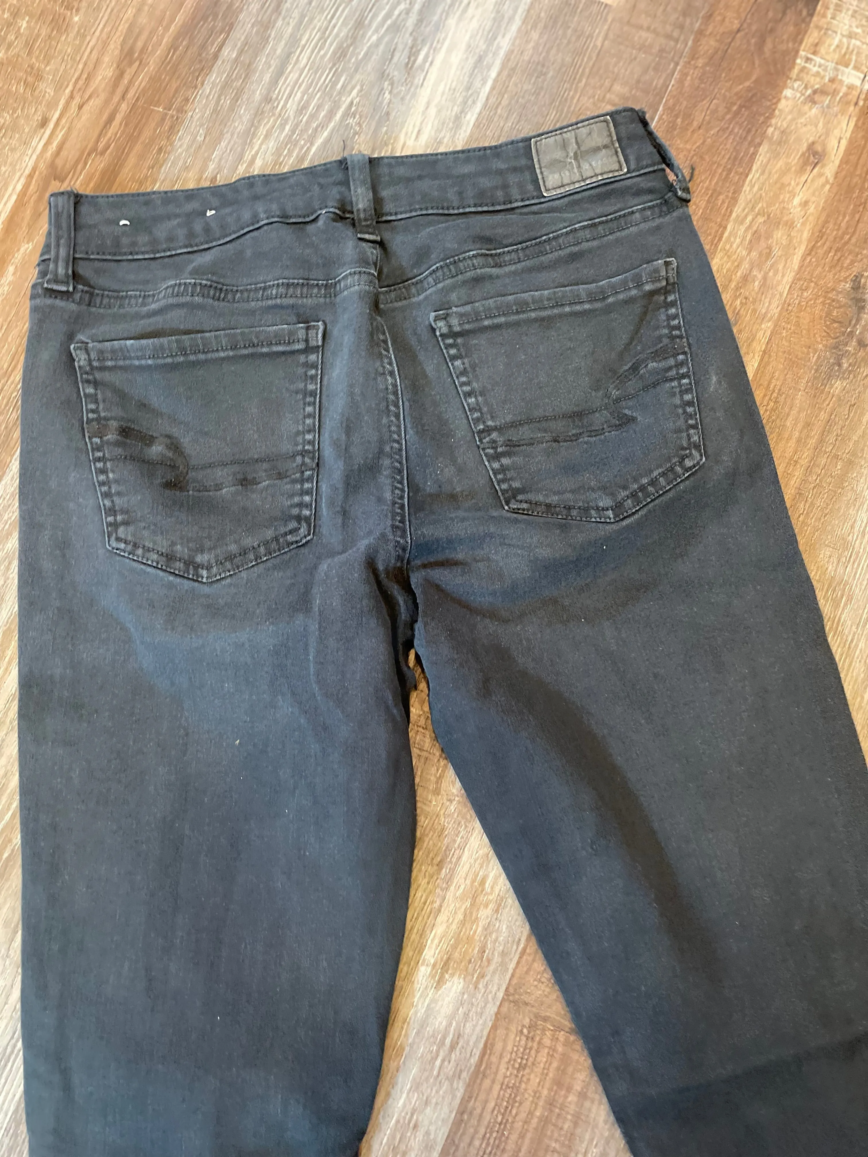 American Eagle Next Level Stretch Black Jeggings Womens Jeans size 10