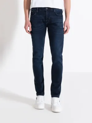 Antony Morato Men Blue Solid Mid-Rise Tapered Fit Jeans