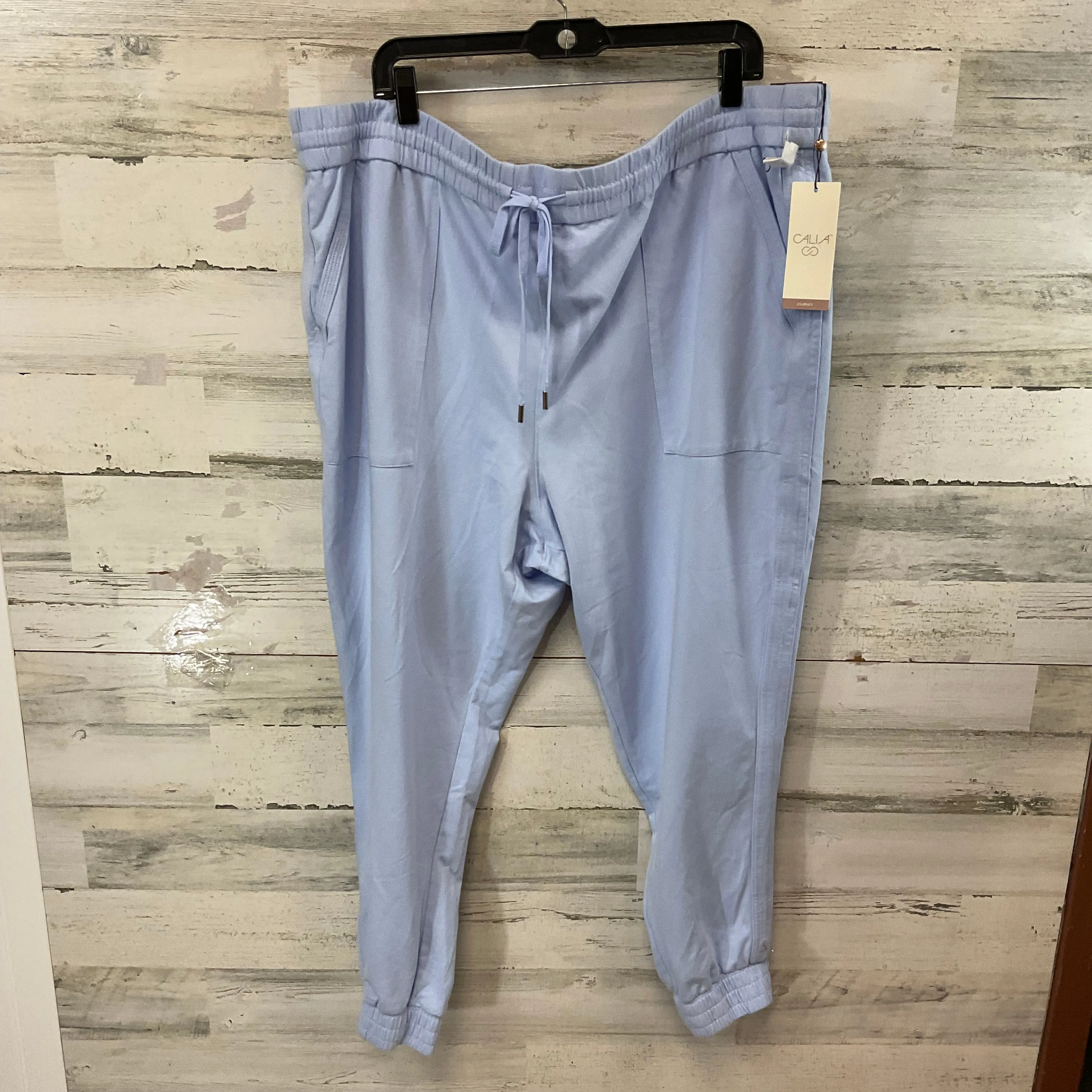 Athletic Pants By Calia In Blue, Size: 2x