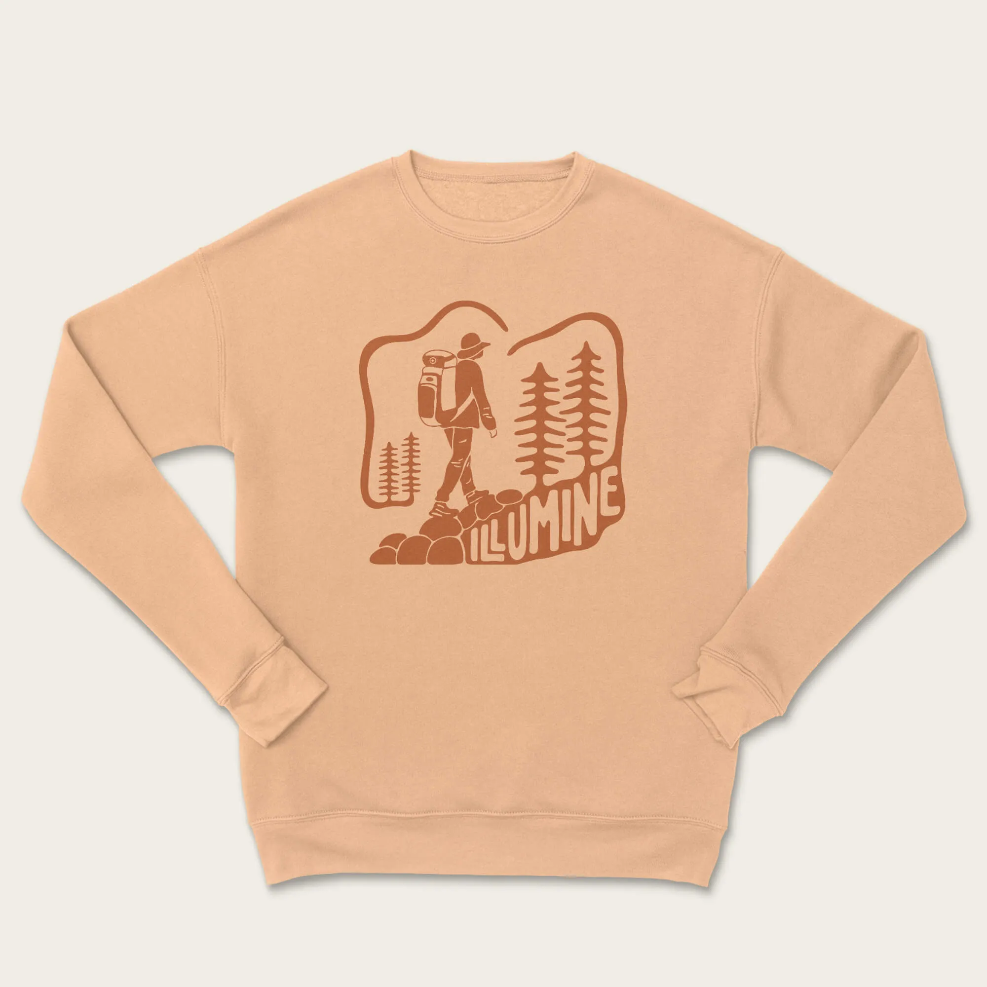 Backpacking Days Sweatshirt - Heather Sand Dune