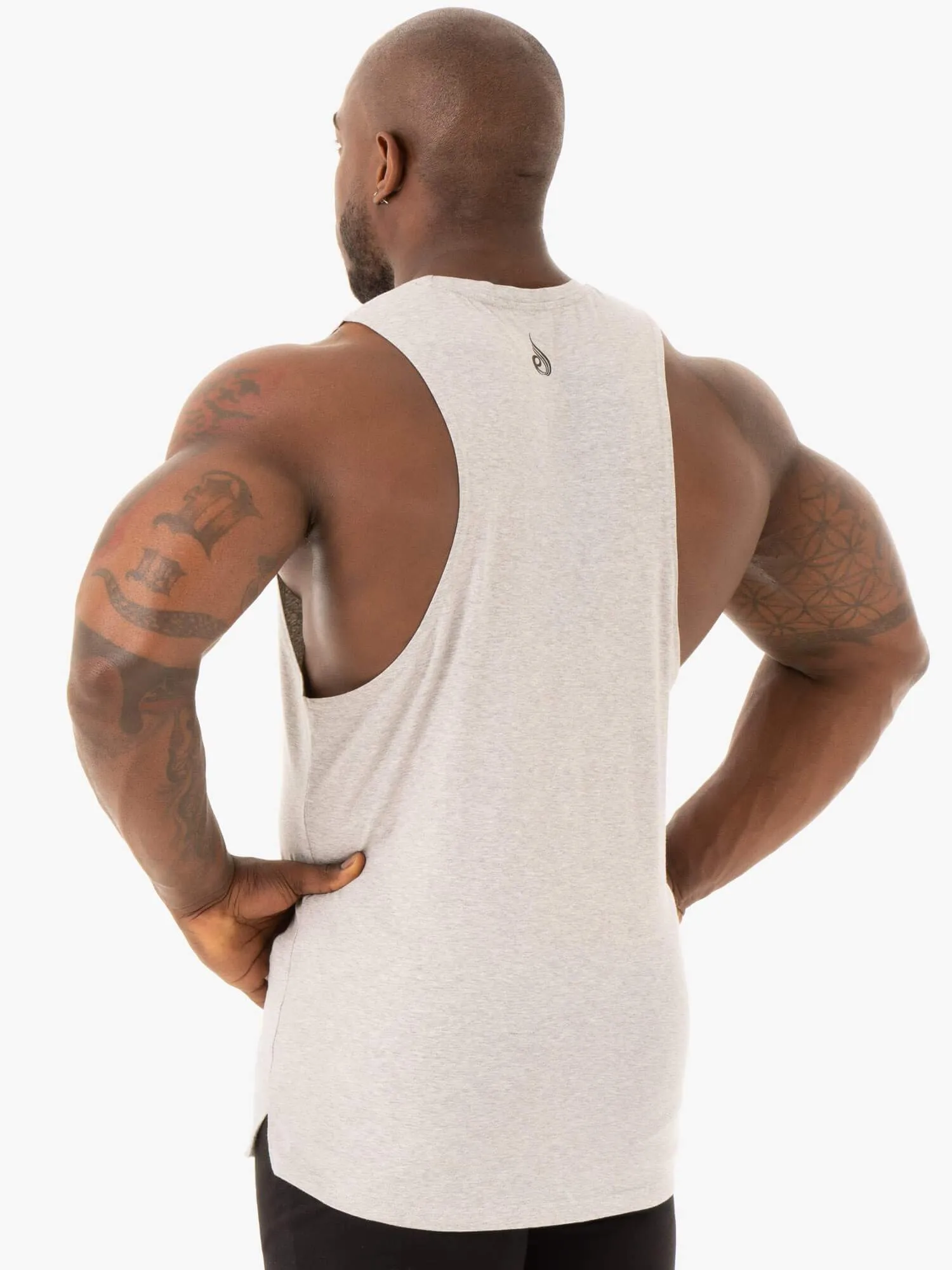 Base Baller Tank - Grey Marl