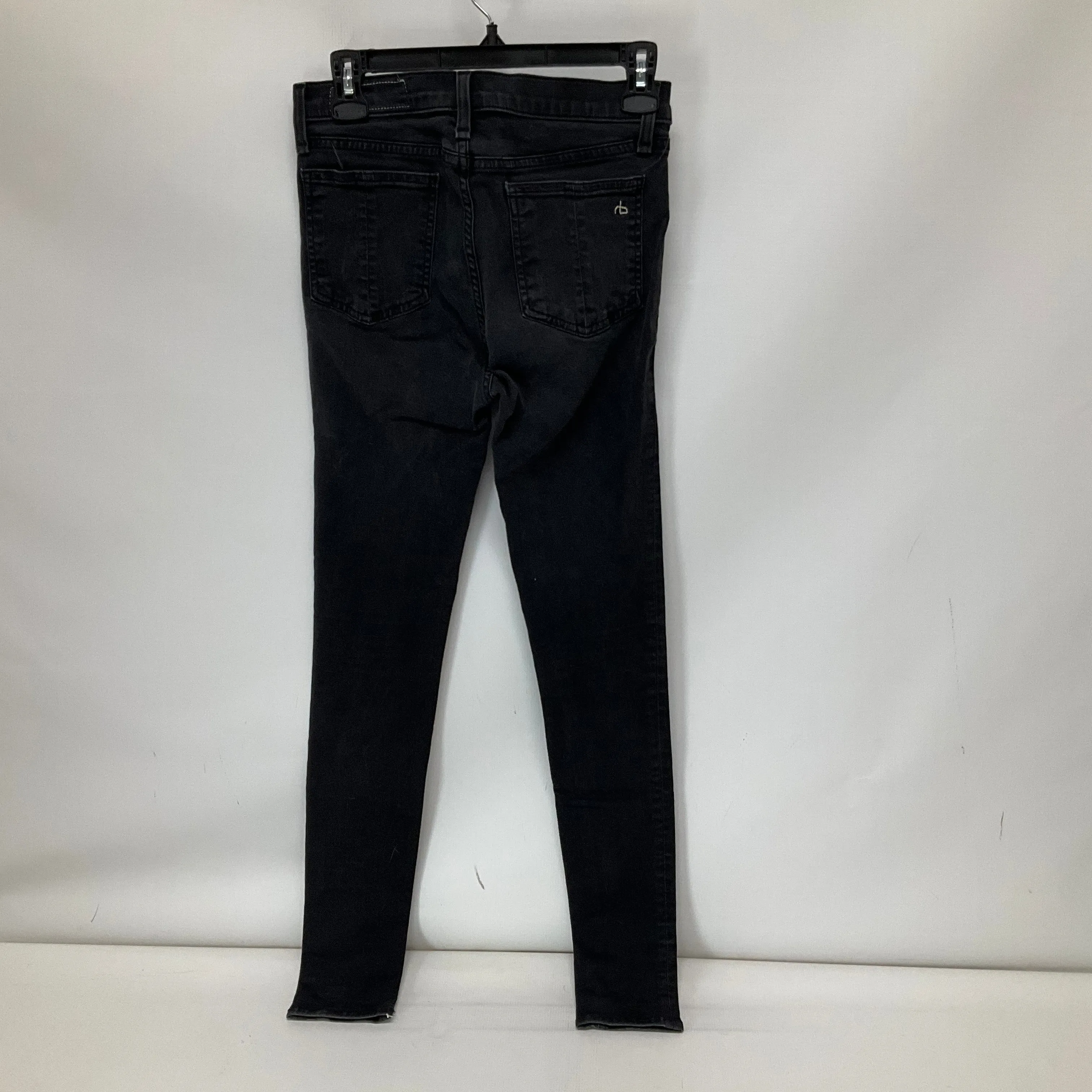 Black Denim Jeans Skinny Rag & Bones Jeans, Size 6