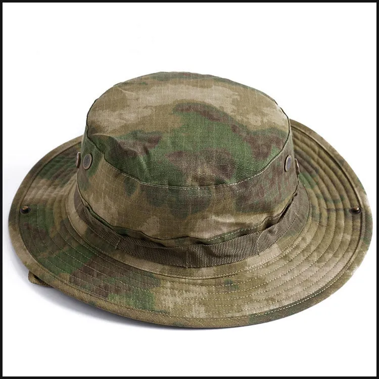 Camouflage Boonie Beach Hat - Bucket Hats Multicam  Panama Summer Cap