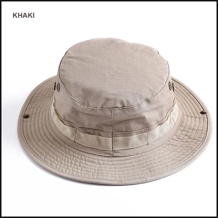 Camouflage Boonie Beach Hat - Bucket Hats Multicam  Panama Summer Cap