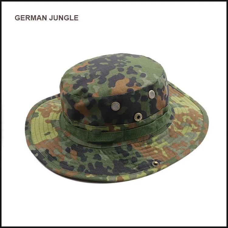 Camouflage Boonie Beach Hat - Bucket Hats Multicam  Panama Summer Cap