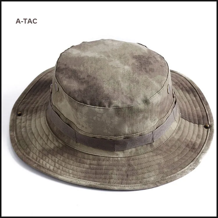 Camouflage Boonie Beach Hat - Bucket Hats Multicam  Panama Summer Cap