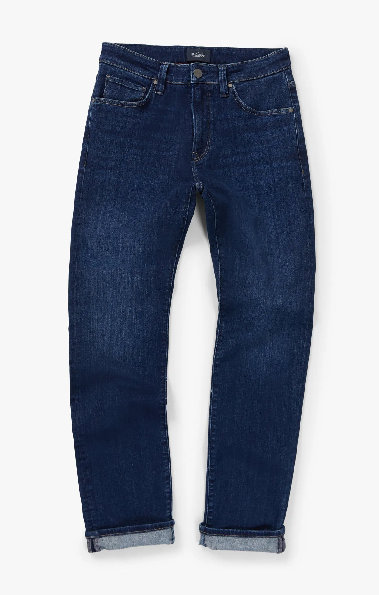 Courage Straight Leg Jeans In Deep Brushed Organic