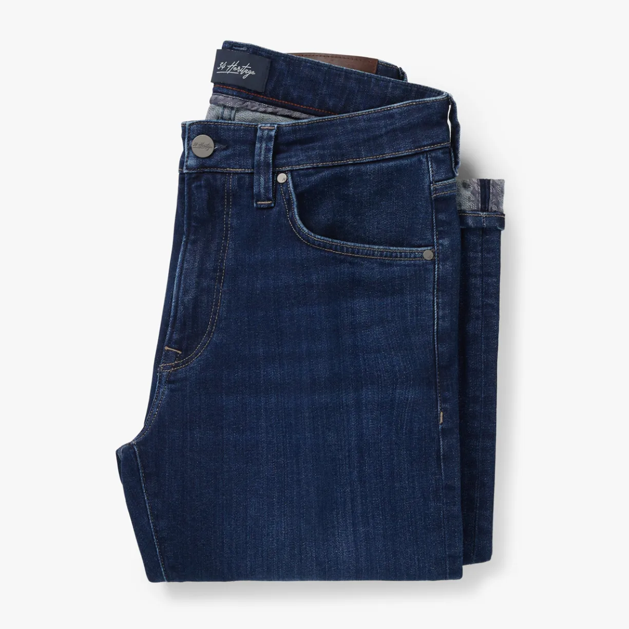 Courage Straight Leg Jeans In Deep Brushed Organic