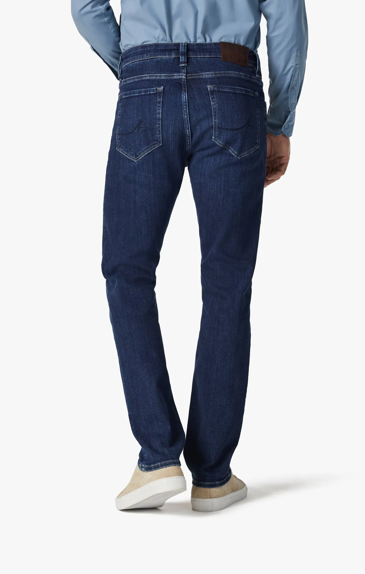 Courage Straight Leg Jeans In Deep Brushed Organic