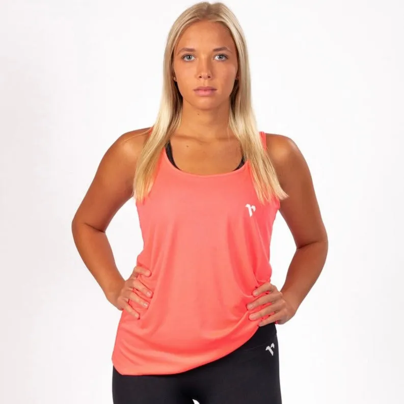 Fierce - Coral Razorback Tank