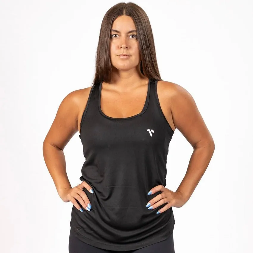 Fierce - Jet Black Razorback Tank