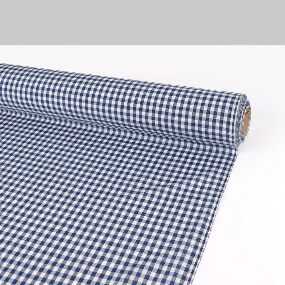 Gingham Cotton / Silk Voile - Yale