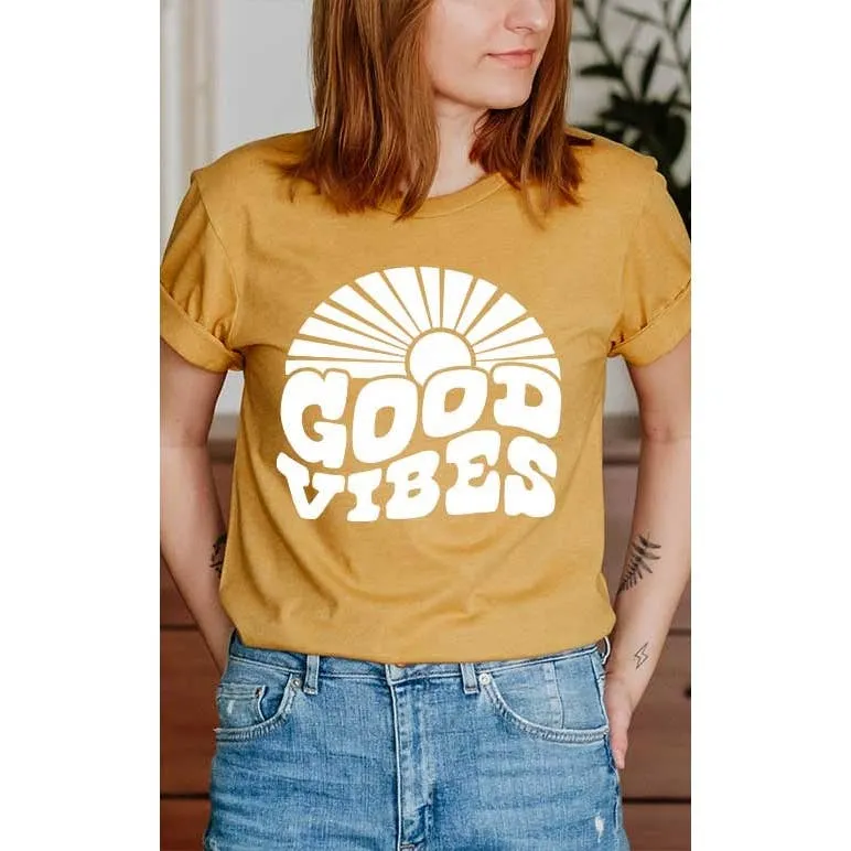 Good Vibes Sunshine Graphic Tee