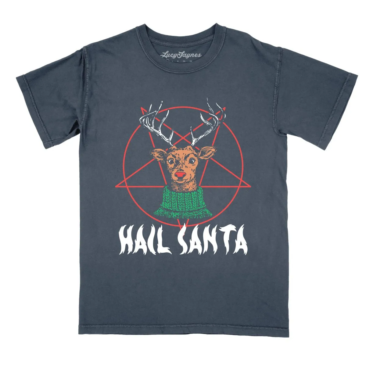 Hail Santa Comfort Colors Tee