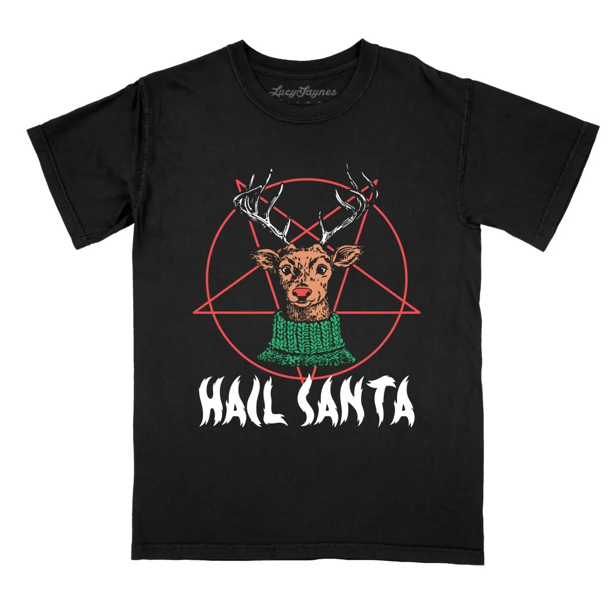 Hail Santa Comfort Colors Tee