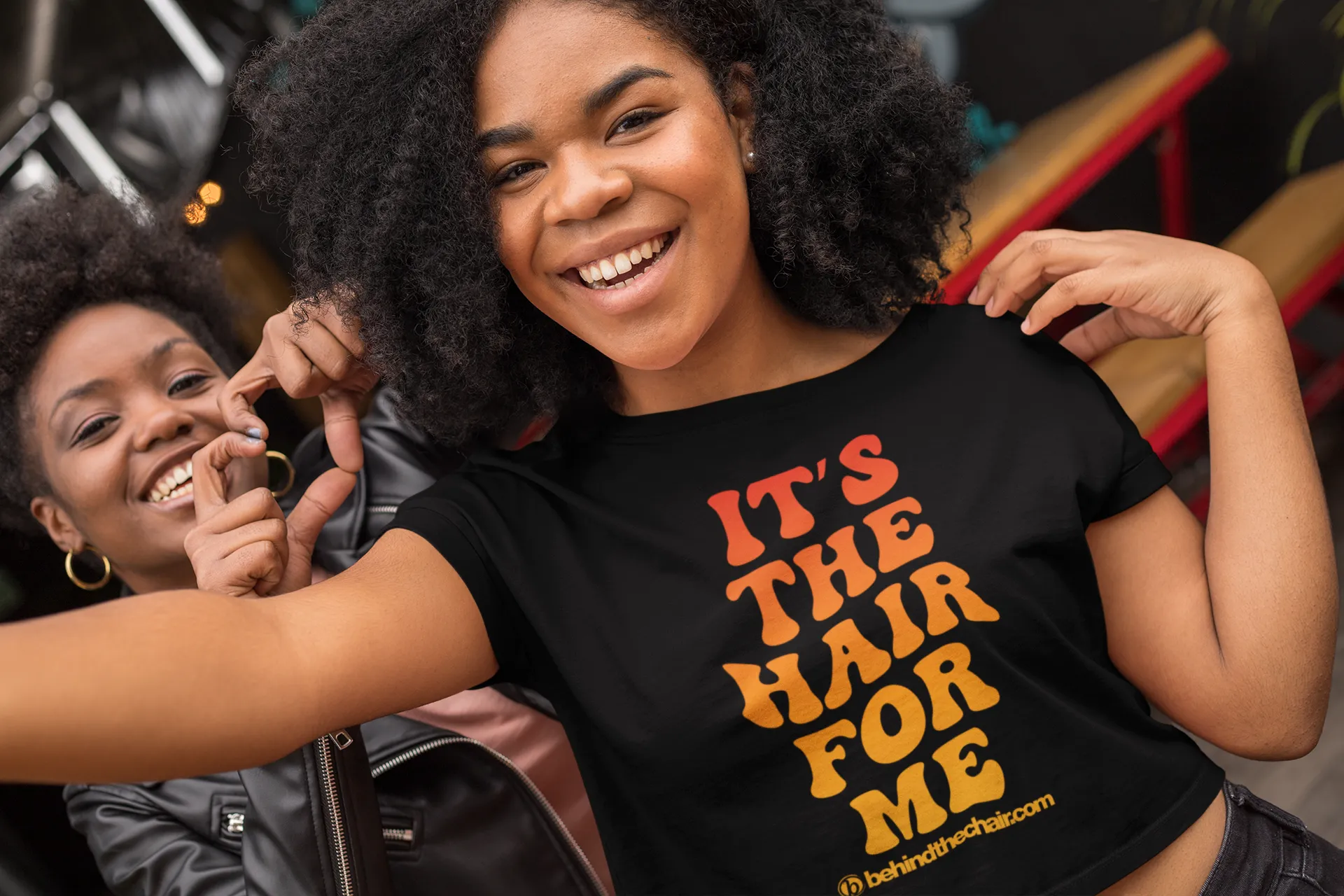 It's The Hair For Me Cropped T-Shirt