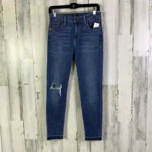 Jeans Skinny By Just Black In Blue Denim, Size: 4