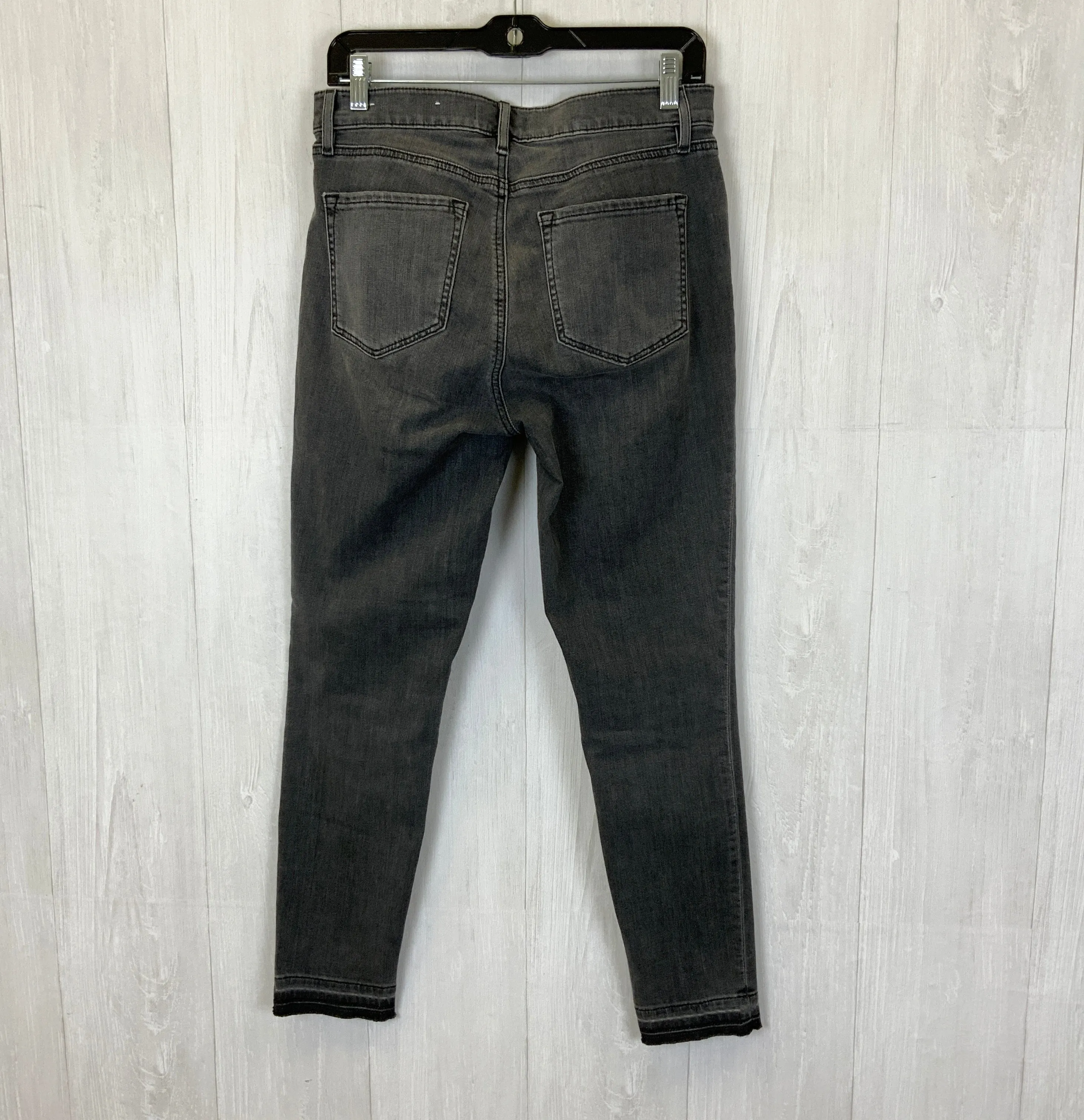 Jeans Skinny By Loft In Grey Denim, Size: 8