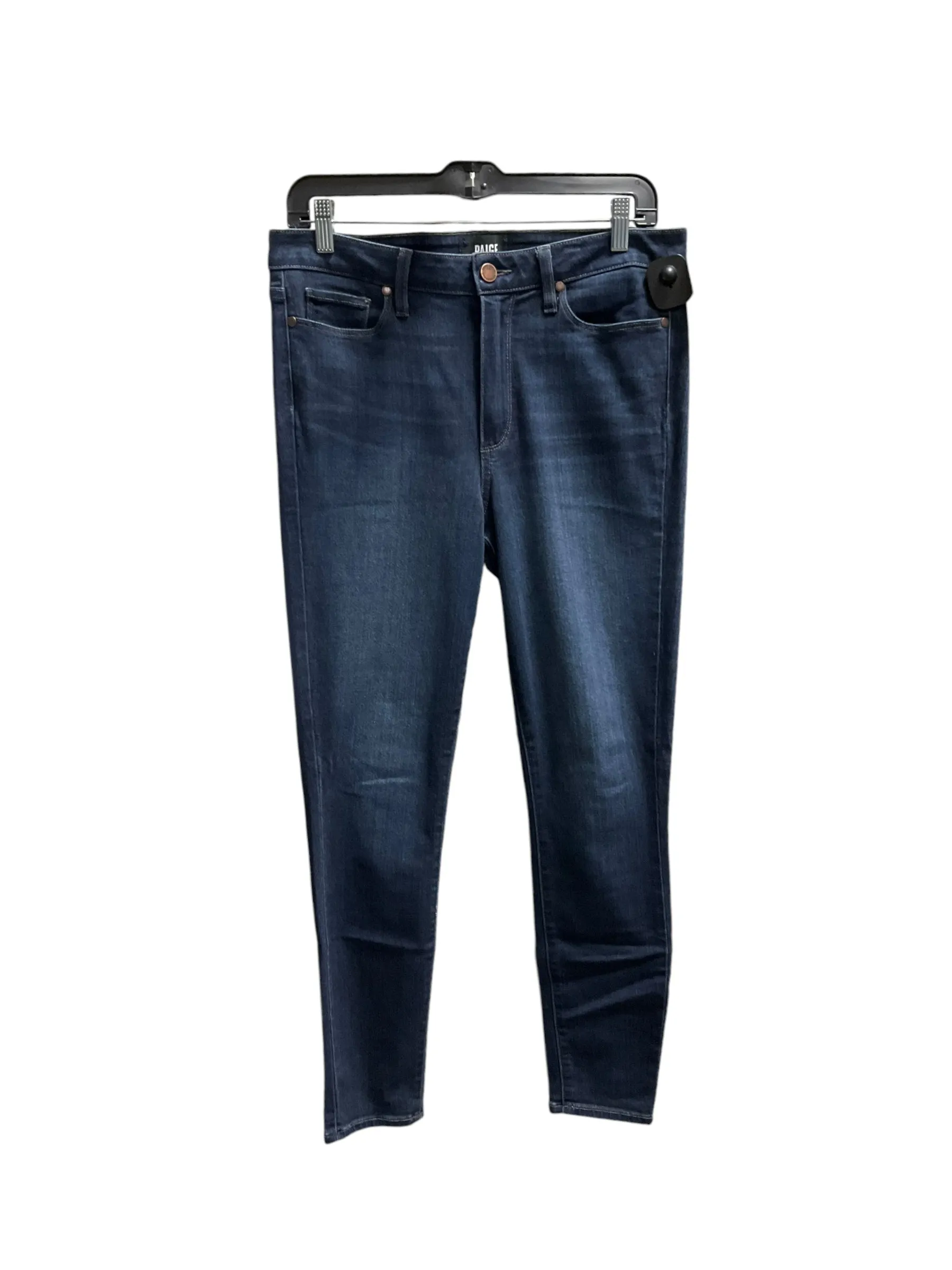 Jeans Skinny By Paige In Blue Denim, Size: 10