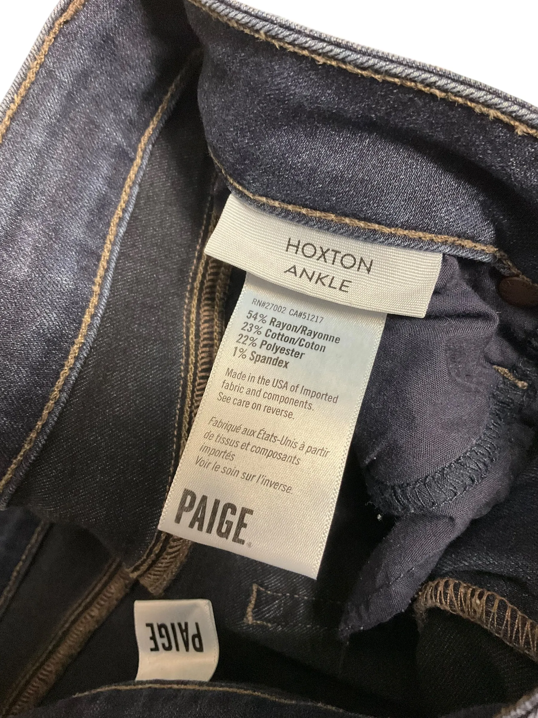 Jeans Skinny By Paige In Blue Denim, Size: 10