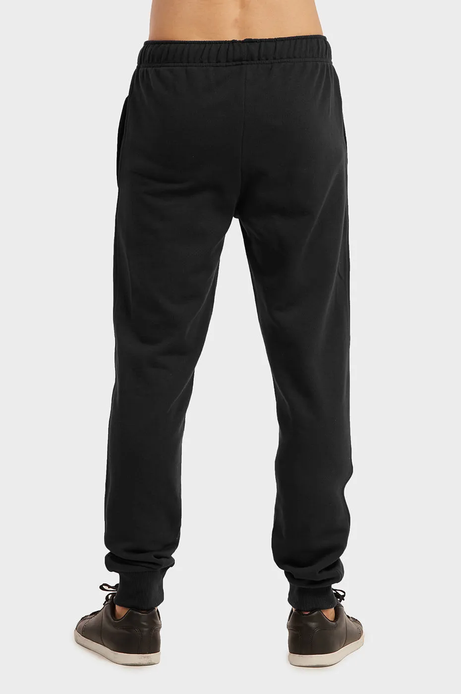 KNOCKER MEN'S TERRY JOGGERS (SP3100_BLACK)