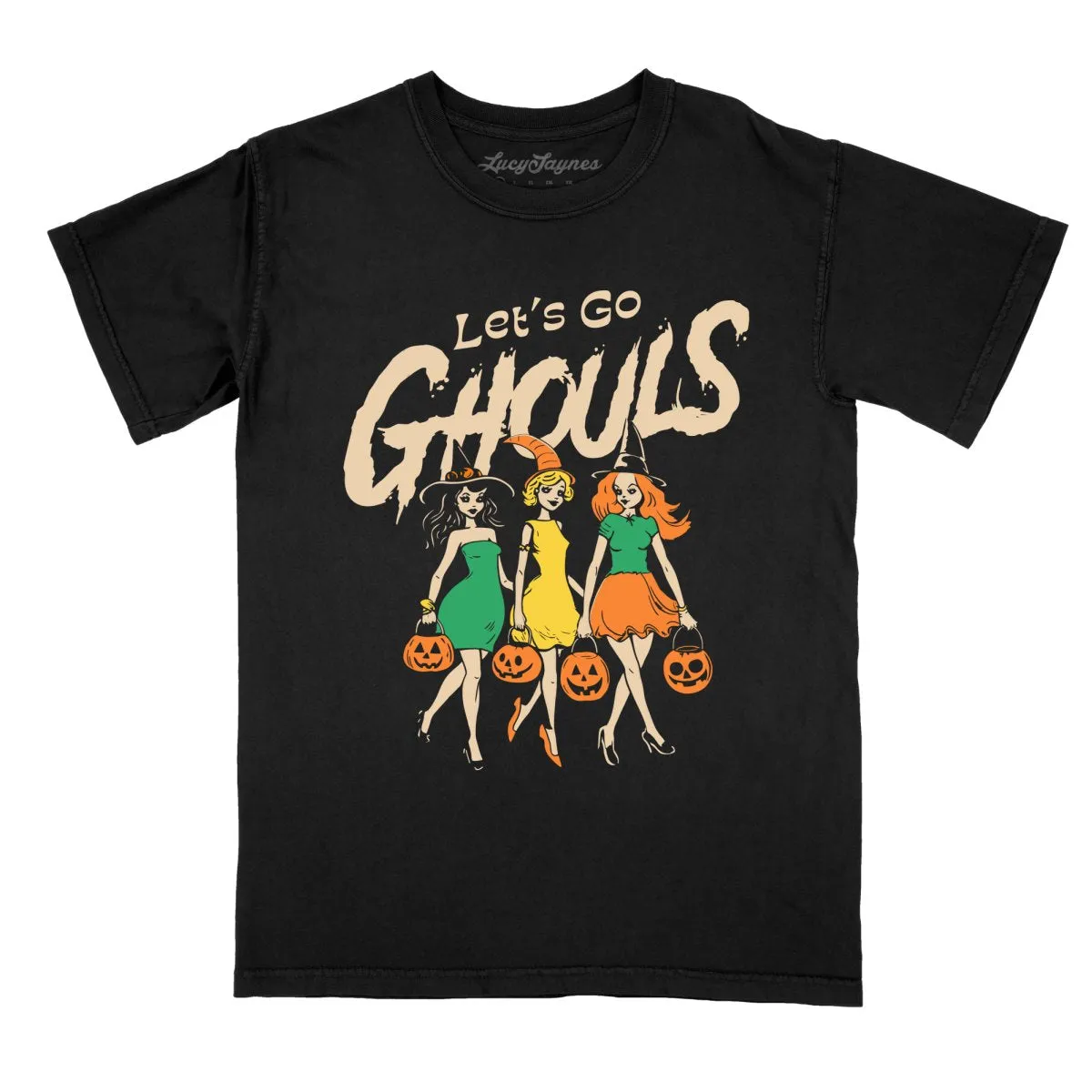 Let's Go Ghouls Comfort Colors Tee