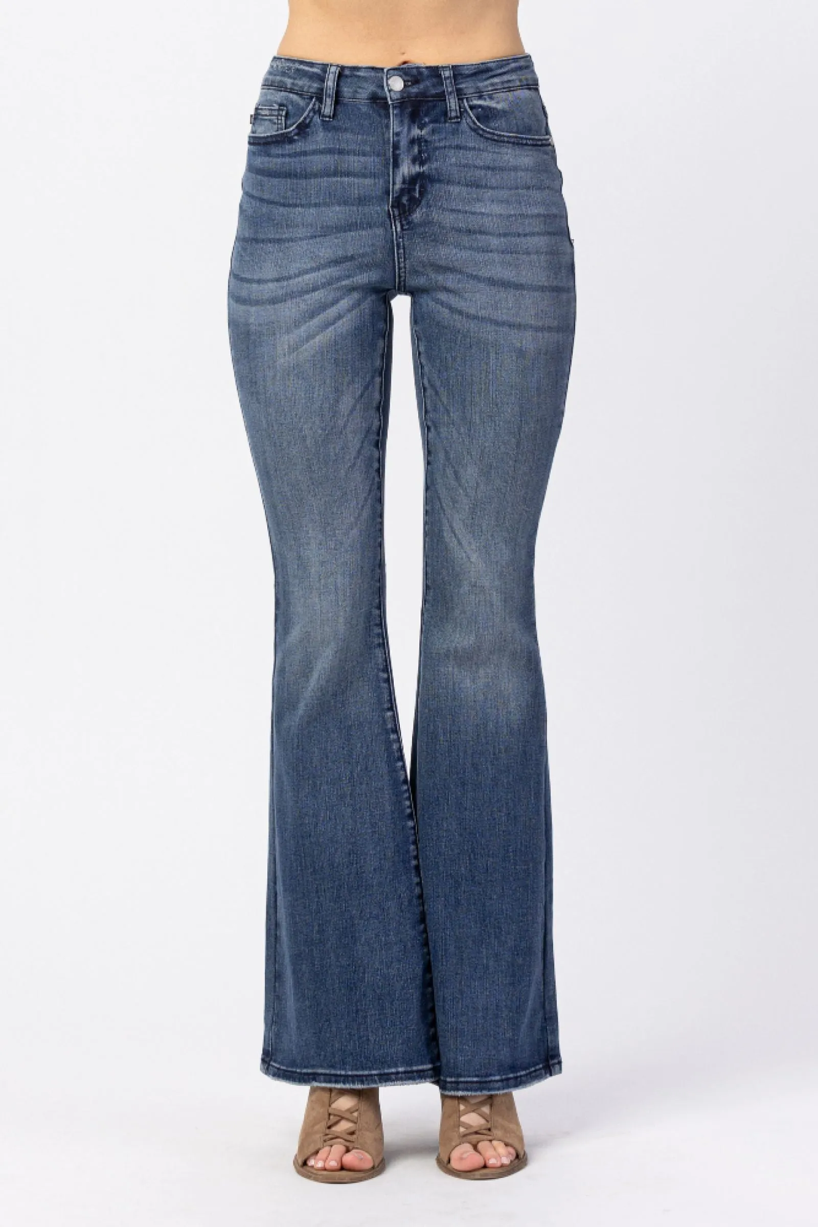 Let's Kick It Trouser Flare Judy Blue Jeans