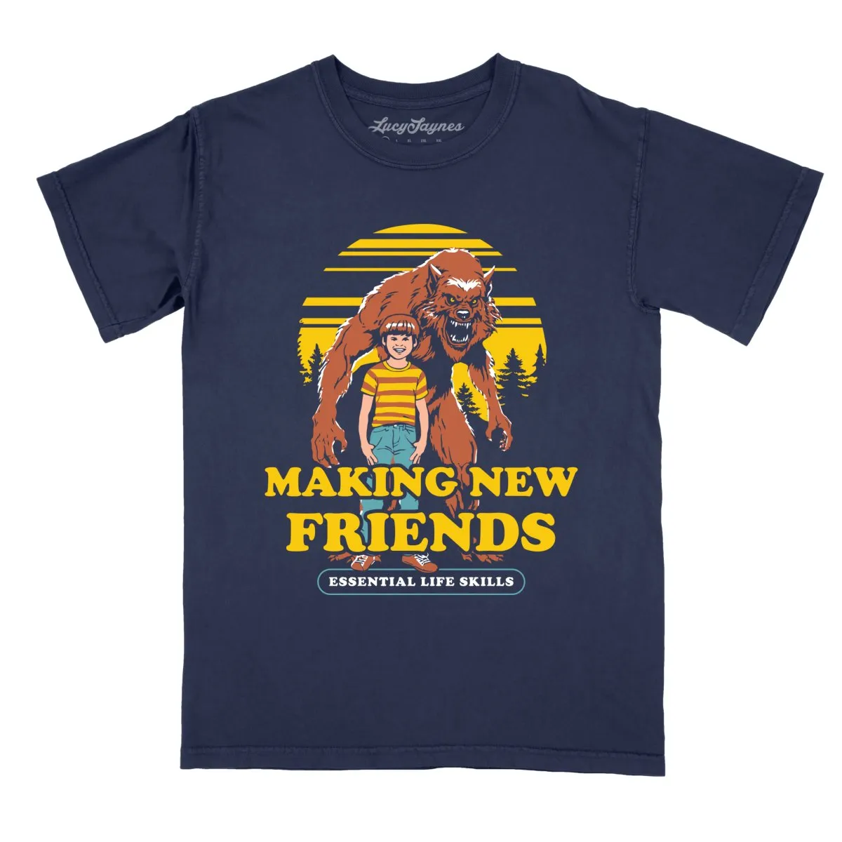 Making New Friends Comfort Colors Tee