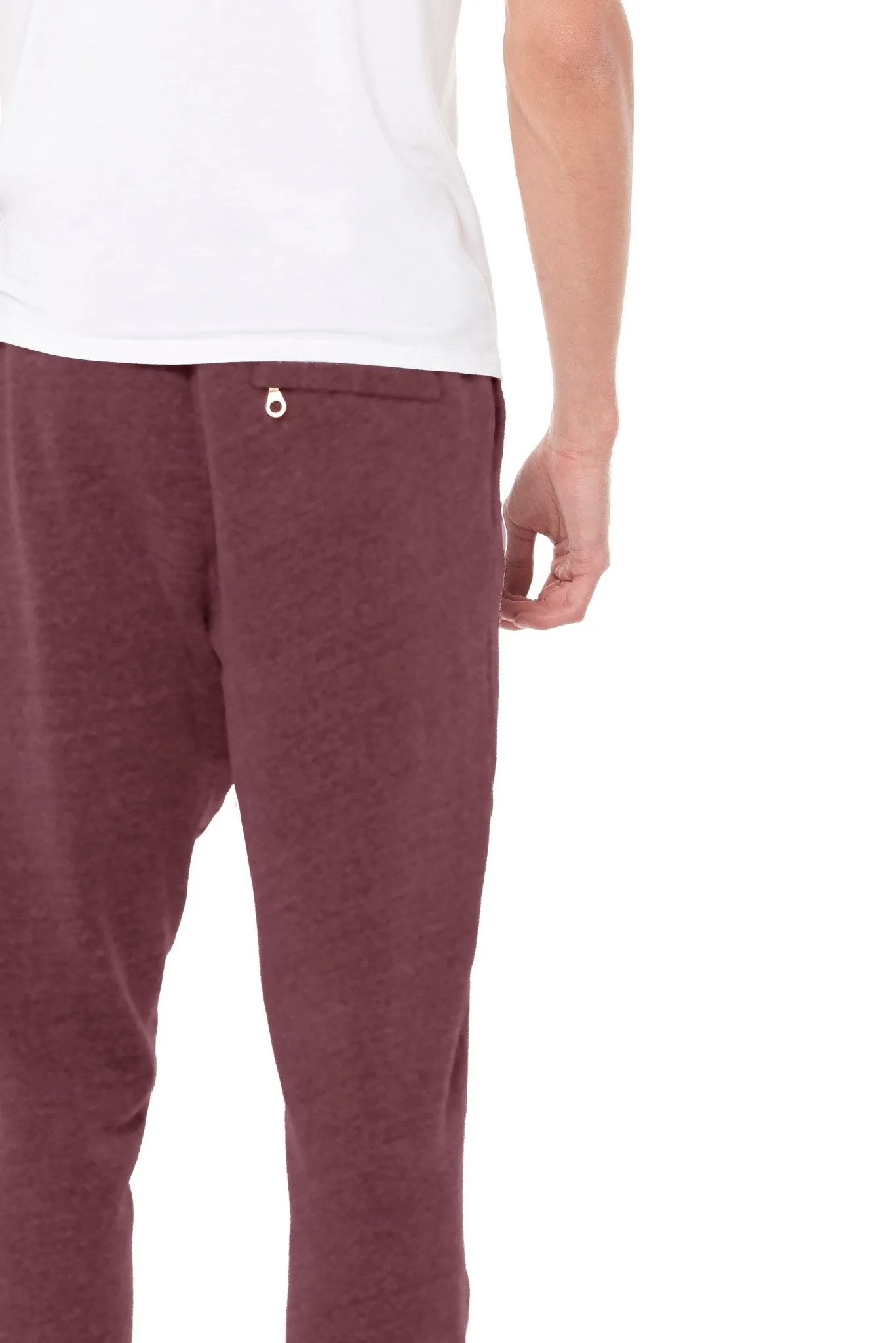 Men's Back Zip French Terry Sweatpant