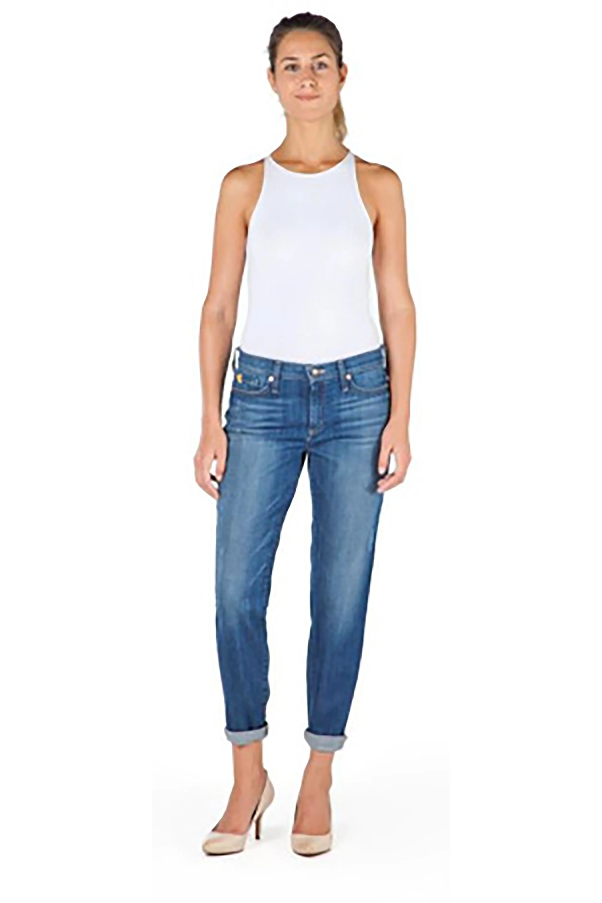 Morocco - EMILY Classic Rise Slim Jeans