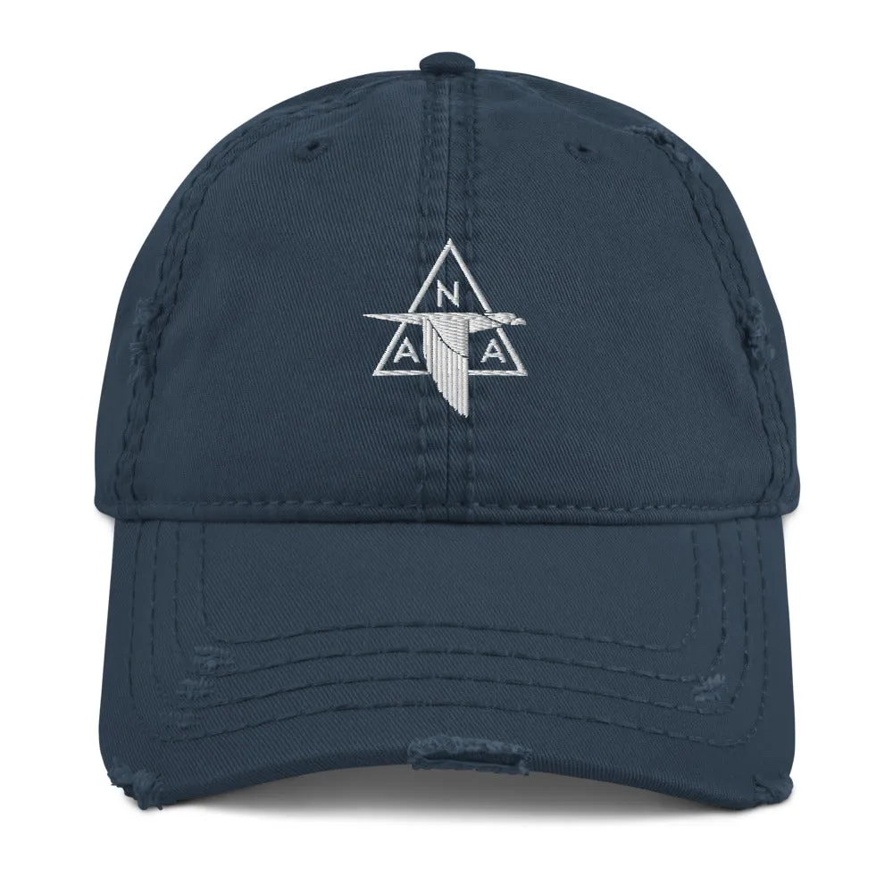 North American Aviation Mini Logo Distressed Dad Hat