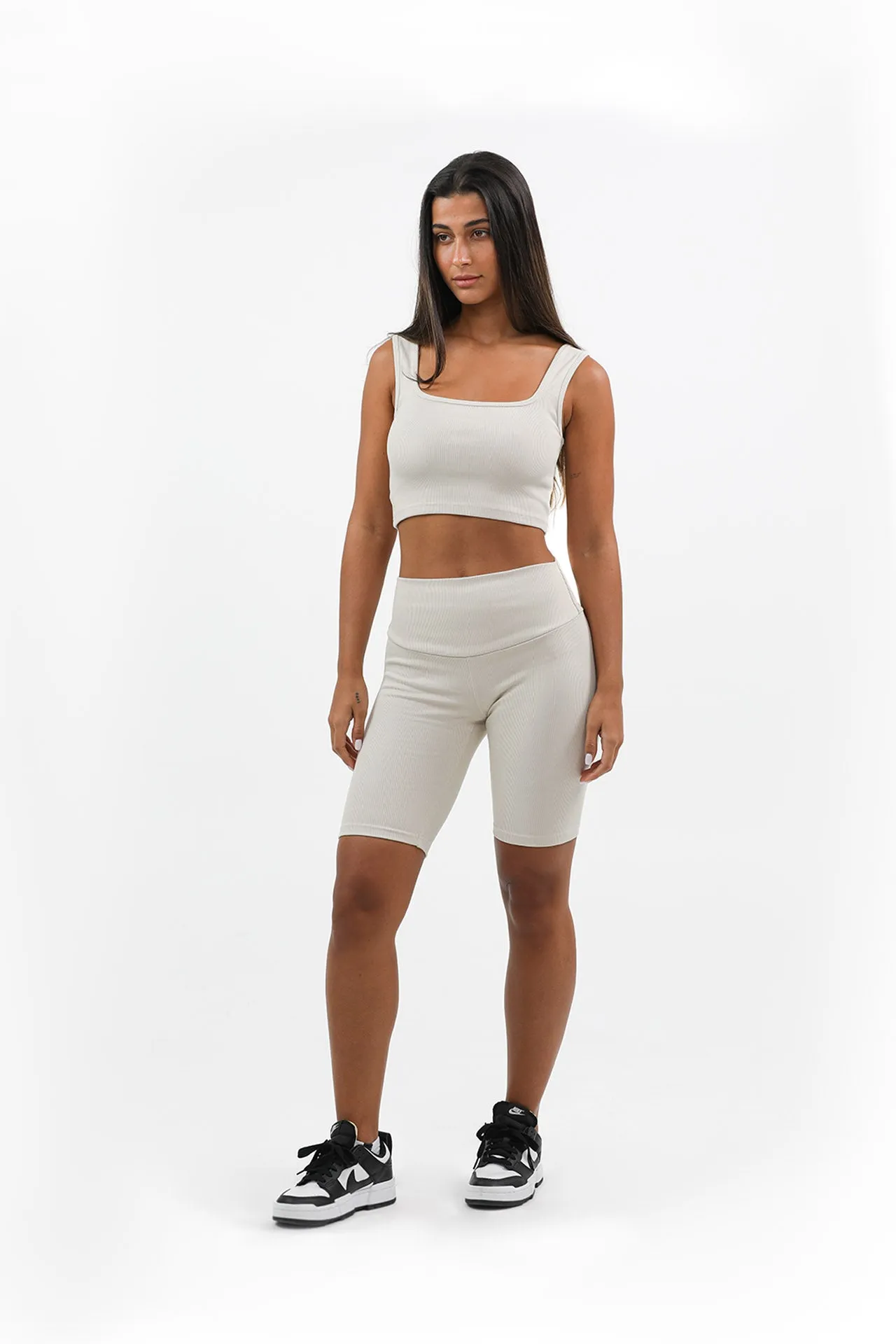 Organic Cotton & Bamboo Ribbed Strap Top