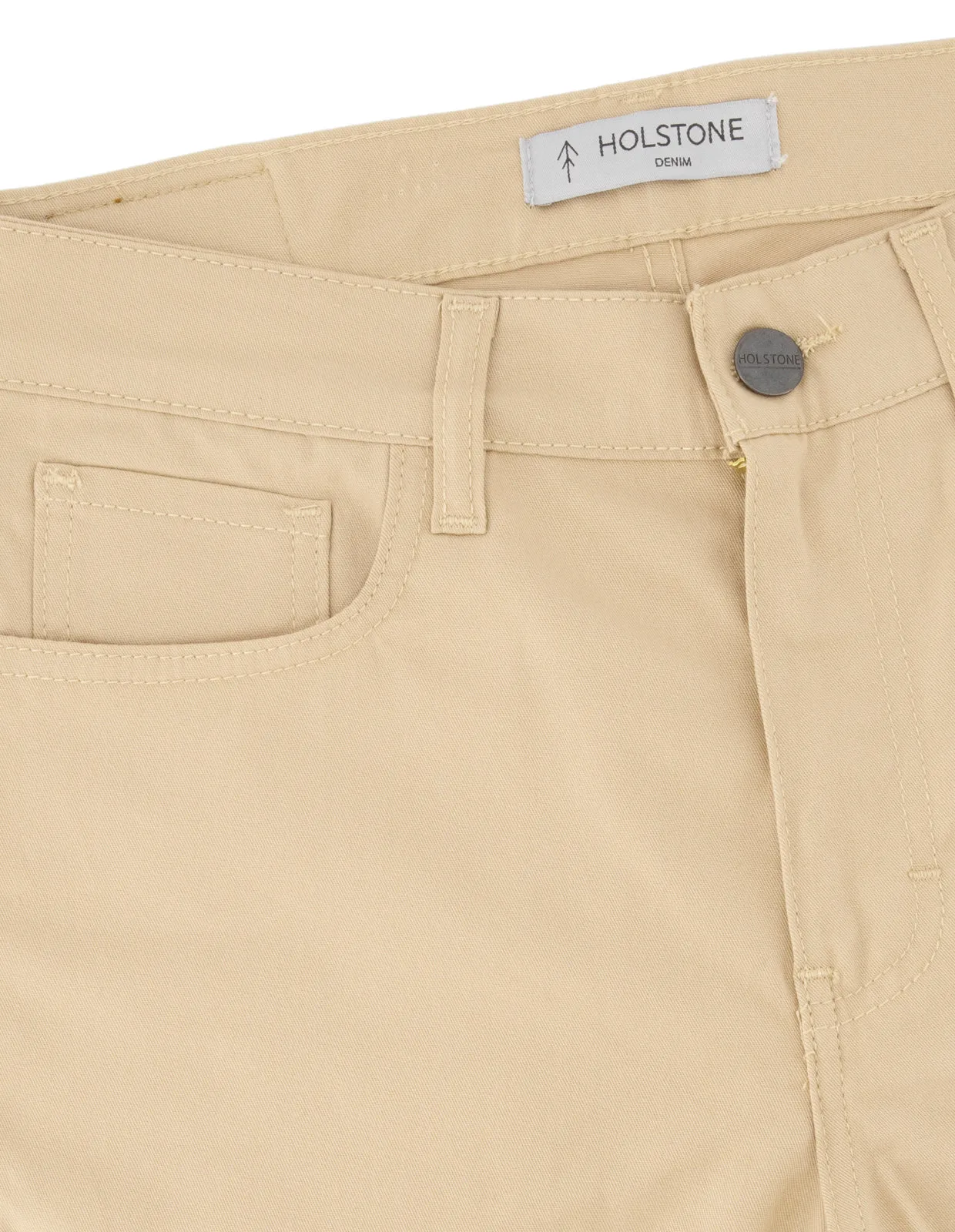 Pantalón de Gabardina Jean Cut Slim Fit - Caqui