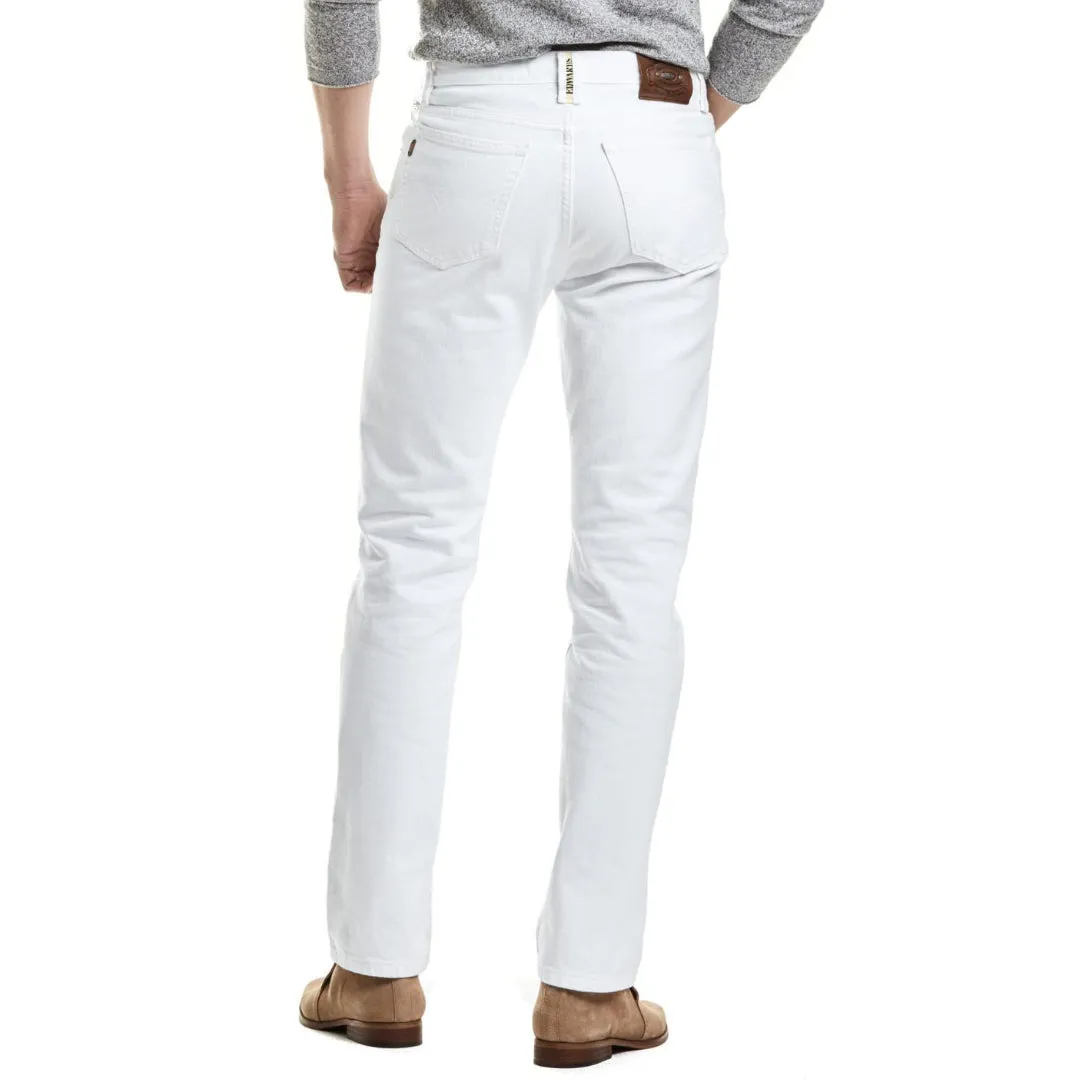 PANTALÓN DE MEZCLILLA CLASSIC PARA HOMBRE WHITE SOFT