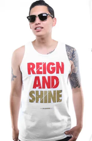 Reign and Shine (Men's White Tank)