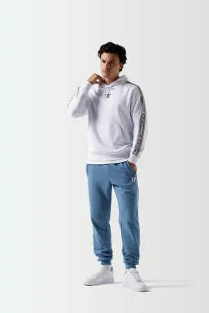 Retro Taped Slim Fit Joggers - Elemental Blue