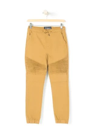 Rumours Youth Tan Moto Joggers