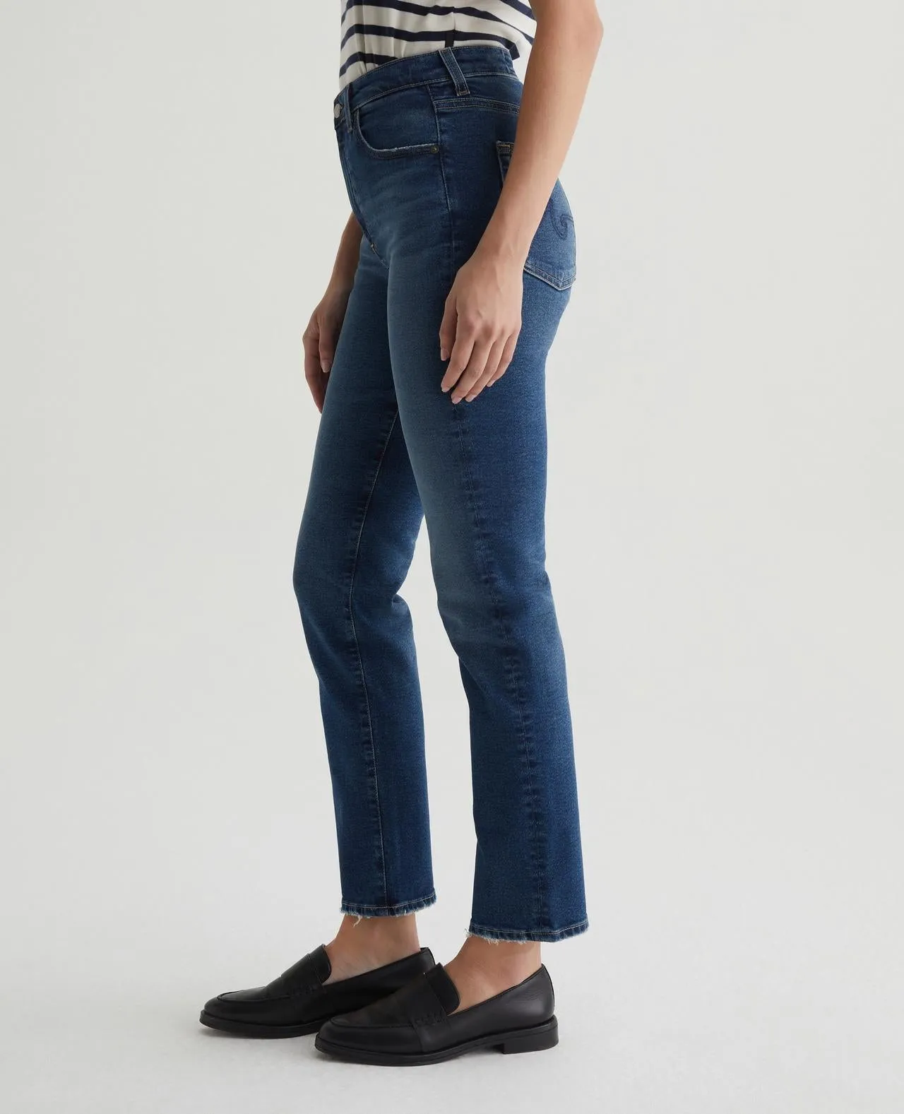 SAIGE HIGH RISE STRAIGHT LEG (9 YEARS ELMHURST) - A.G. DENIM