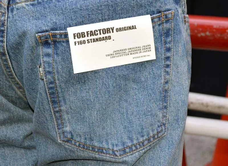 SALE!! 20%OFF!! FOB FACTORY "F160" 13oz Selvedge 66 5P