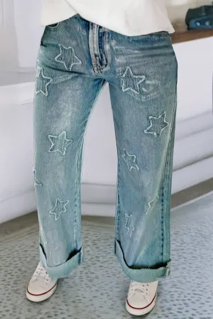 Star Straight Leg Jeans