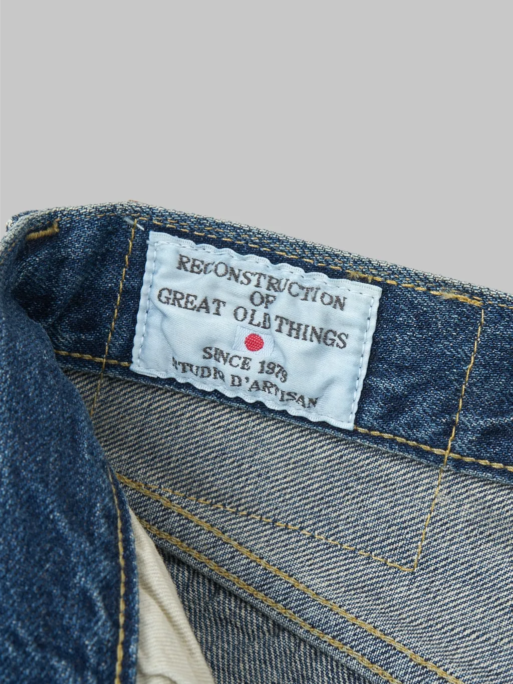 Studio D'Artisan D1844U "1950s Wash" 12.5oz Regular Straight Jeans