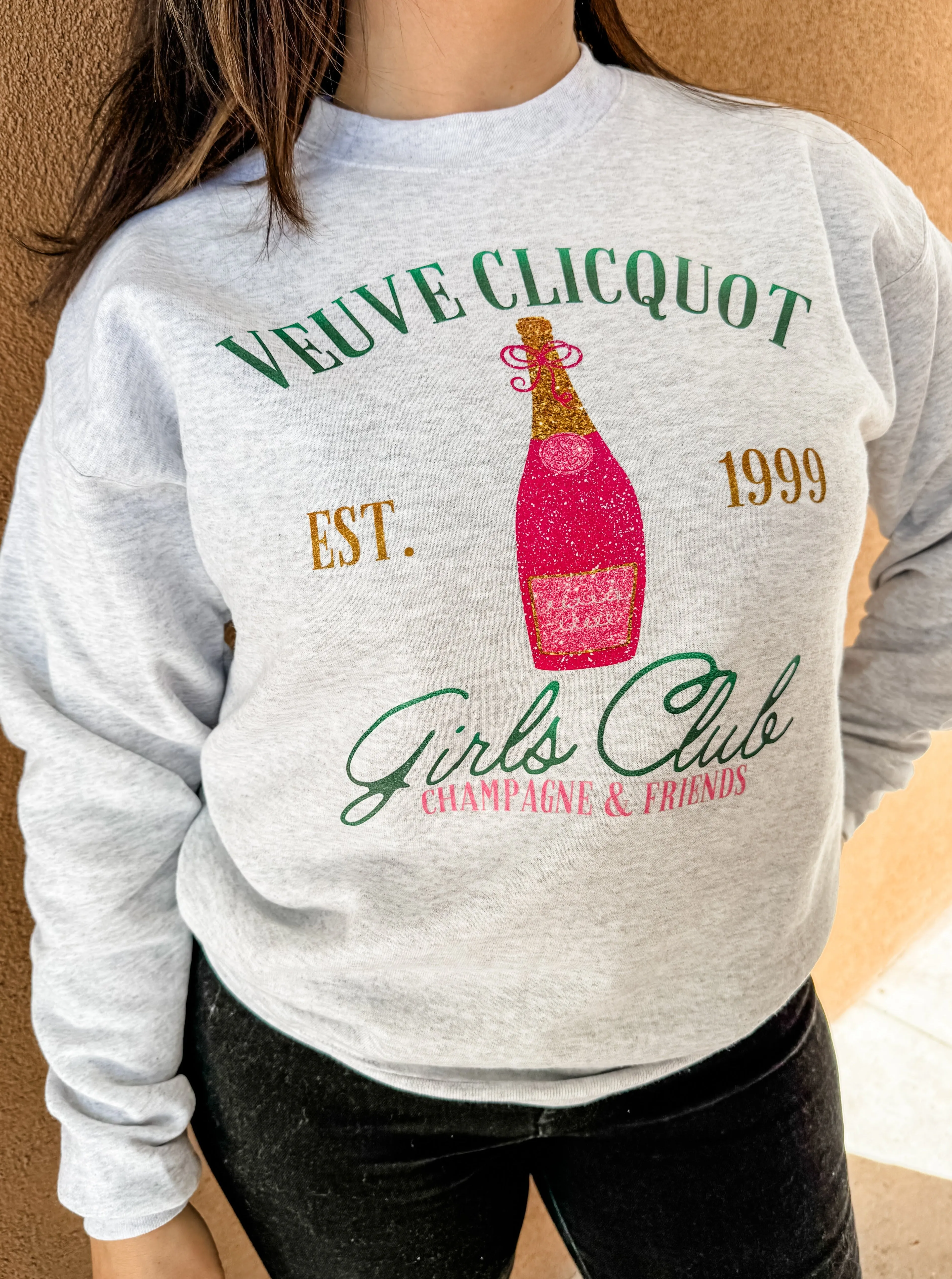 Veuve Clicquot Girls Club Champagne & Friends Sweatshirt